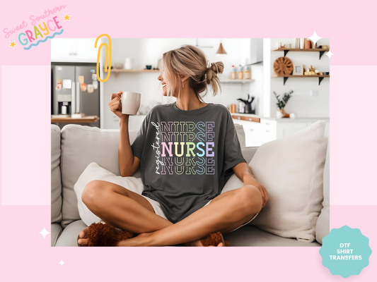 REGISTERED NURSE COLORFUL