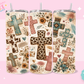 20oz SUBLIMATION TRANSFER- CUTE CROSSES