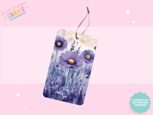 AIR FRESHIE SUB TRANSFER - PURPLE FLOWERS