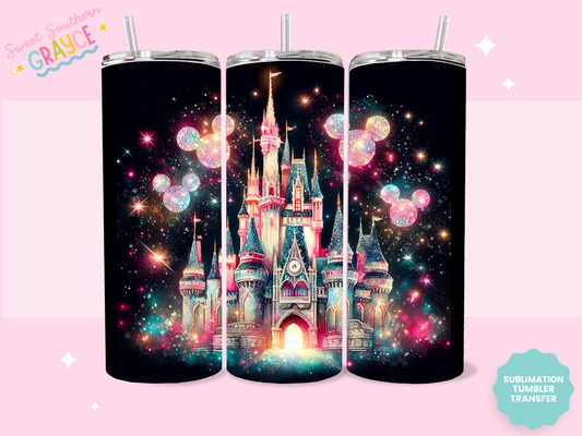 20oz SUBLIMATION TRANSFER - MAGICAL CASTLE