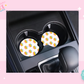 CAR COASTER SUBLIMATION TRANSFER - RAINBOW SMILIES