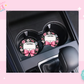 CAR COASTER SUBLIMATION TRANSFER - TEACHER PINK BOW