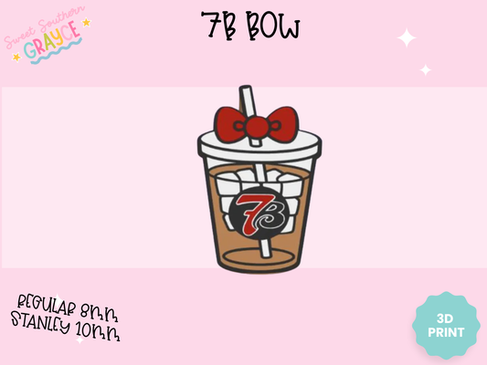 3D STRAW TOPPER- 7B BOW