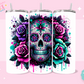 20oz SUBLIMATION TRANSFER - COLORFUL SKULL