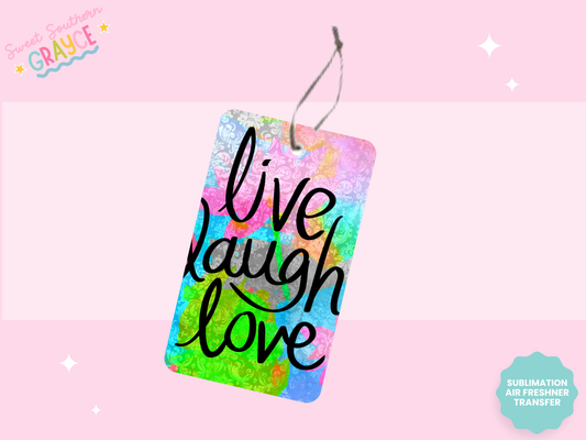 AIR FRESHIE SUB TRANSFER - LIVE LAUGH LOVE