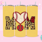 20oz SUBLIMATION TRANSFER - YELLOW BASEBALL MOM