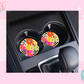 CAR COASTER SUBLIMATION TRANSFER - GROOVY SMILIES