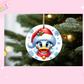 ORNAMENT SUBLIMATION TRANSFER - SNOW GIRL DUCK #1