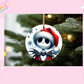ORNAMENT SUBLIMATION TRANSFER - SNOW HALLOWEEN KING #1