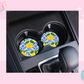 CAR COASTER SUBLIMATION TRANSFER - BLUE LEMONS