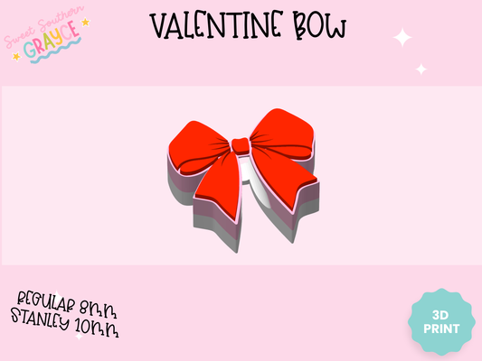 3D STRAW TOPPER- BOW