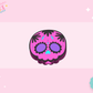 3D STRAW TOPPER- SUGAR SKULL