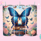 20oz SUBLIMATION TRANSFER - BUTTERFLY AND BOOKS