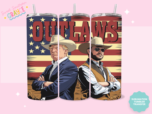 20oz SUBLIMATION TRANSFER - OUTLAWS