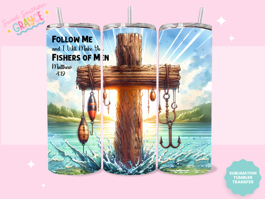 20oz SUBLIMATION TRANSFER - FOLLOW ME