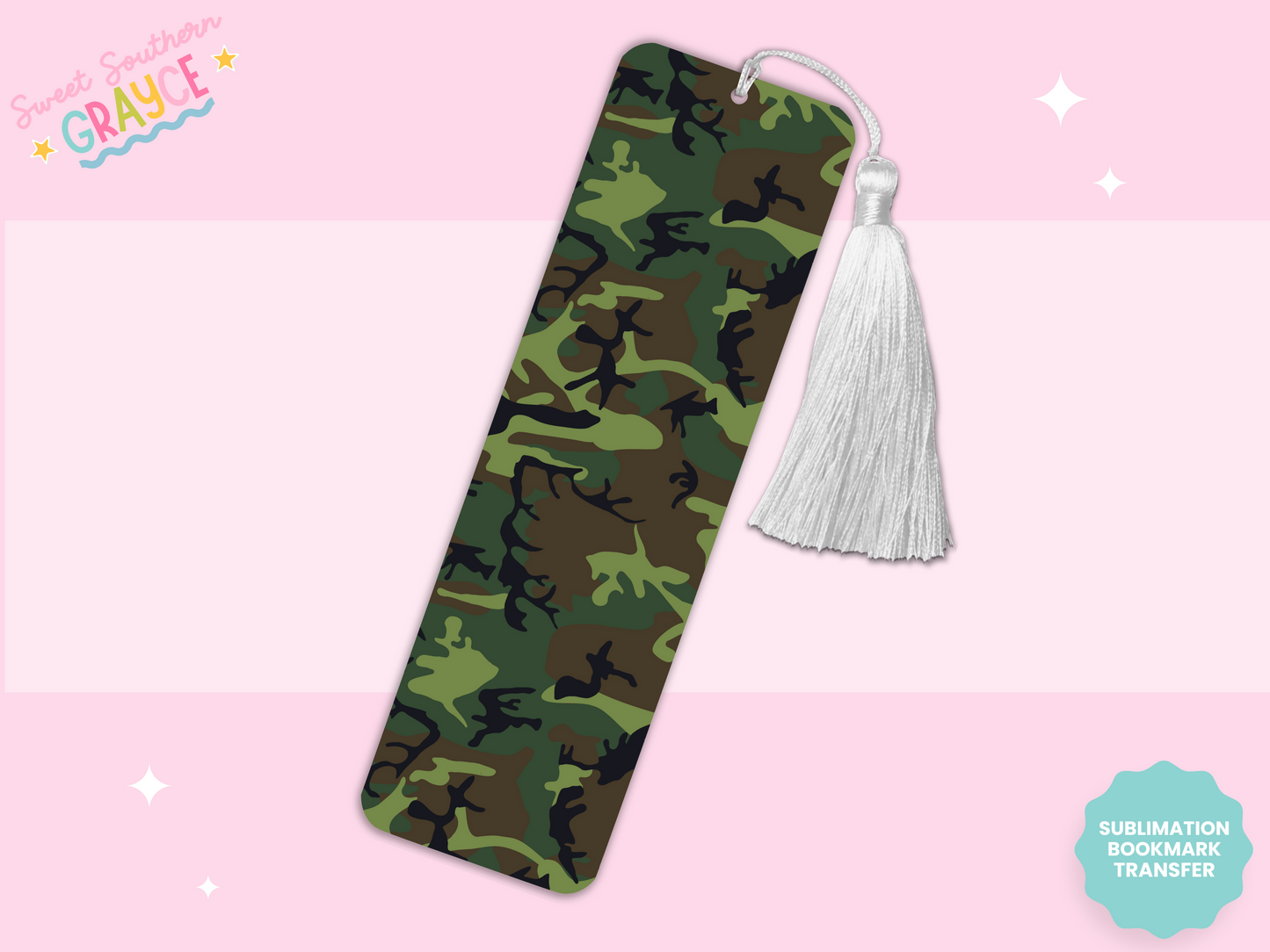 BOOKMARK SUBLIMATION TRANSFER - CAMO