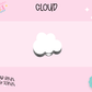 3D STRAW TOPPER- CLOUD