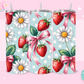 20oz SUBLIMATION TRANSFER- STRAWBERRY BOWS