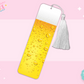 BOOKMARK SUBLIMATION TRANSFER - BEER BUBBLES