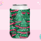 CAN KOOZIE SUB TRANSFER - CUTE CHRISTMAS TREES