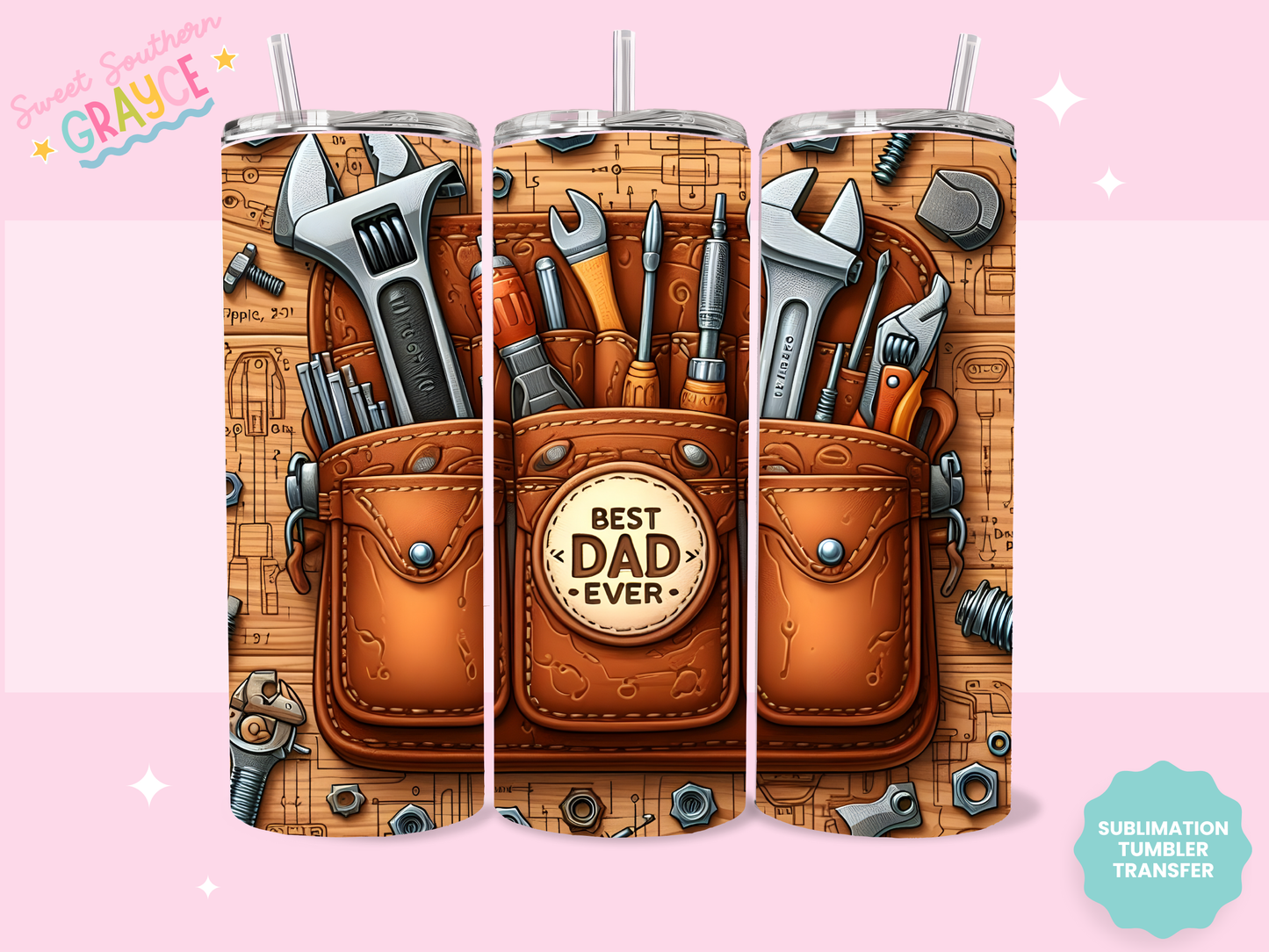 20oz SUBLIMATION TRANSFER- DADS TOOLS