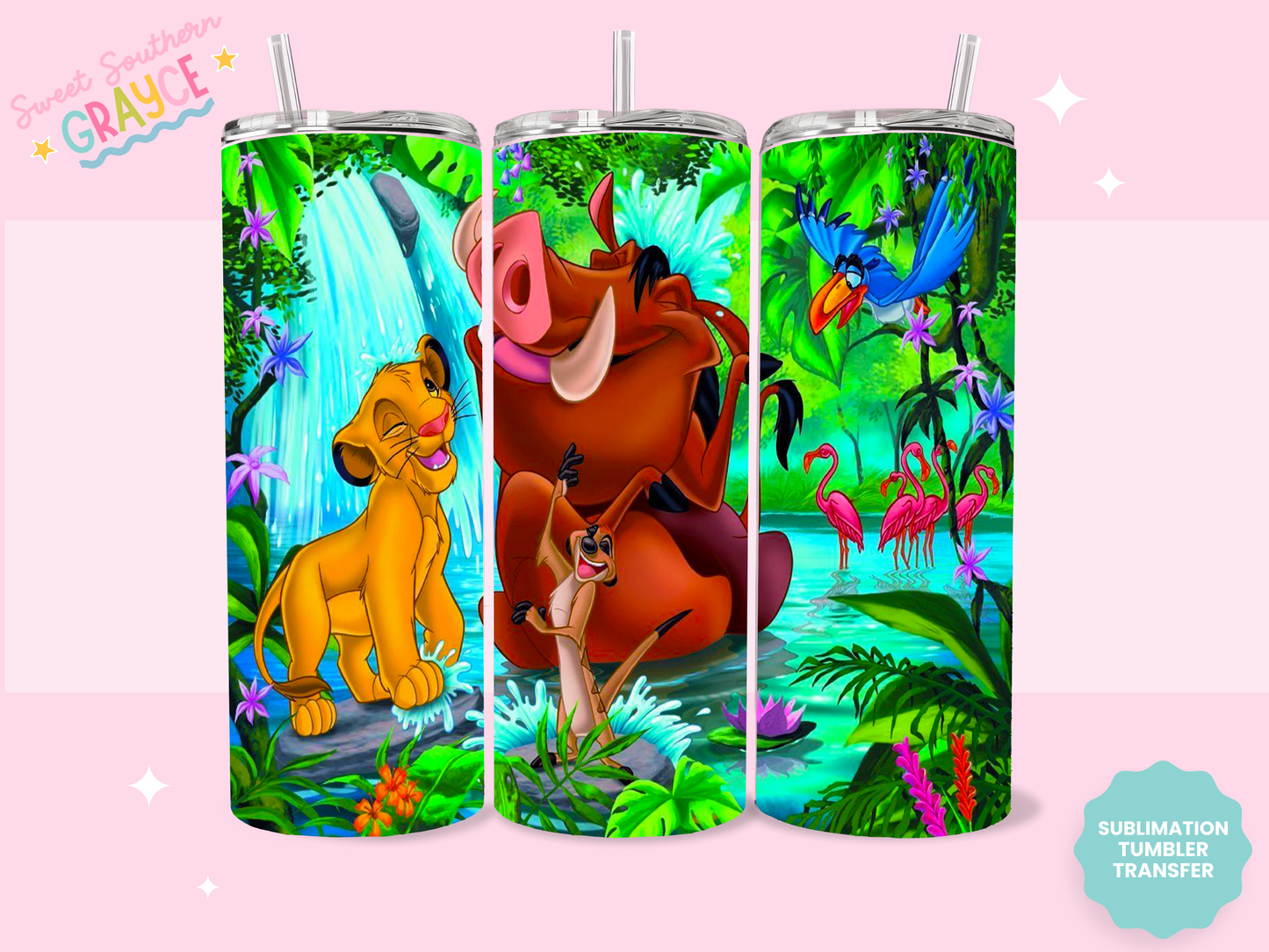 20oz SUBLIMATION TRANSFER - THE LION KING