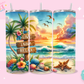 20oz SUBLIMATION TRANSFER - LIVE LAUGH RELAX BEACH