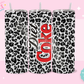 20oz SUBLIMATION TRANSFER - CHEETAH DIET COKE