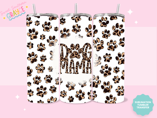 20oz SUBLIMATION TRANSFER - CHEETAH DOG MOM