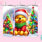 20oz SUBLIMATION TRANSFER - HONEY BEAR CHRISTMAS