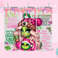 20oz SUBLIMATION TRANSFER - PINK GREEN GIRL