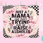 20oz SUBLIMATION TRANSFER- JUST A MAMA