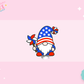 3D STRAW TOPPER- AMERICAN GNOME