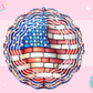 WIND SPINNER SUB TRANSFER - WAVY AMERICAN FLAG