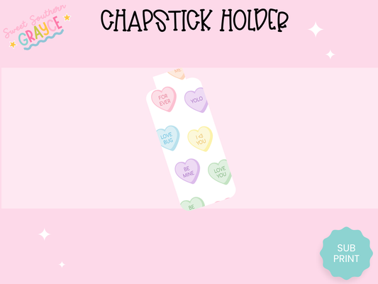 CHAPSTICK HOLDER- CONVO HEARTS