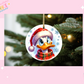 ORNAMENT SUBLIMATION TRANSFER - SNOW BOY DUCK #1