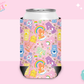 CAN KOOZIE SUB TRANSFER - CUTE COLORFUL BEARS