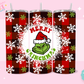 20oz SUBLIMATION TRANSFER - MERRY CHRISTMAS GREEN MAN