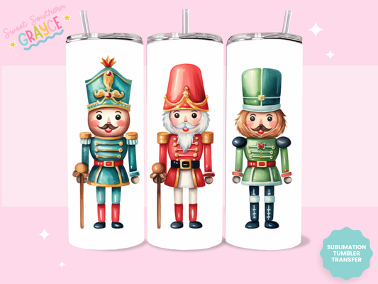 20oz SUBLIMATION TRANSFER - NUTCRACKERS