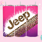 20oz SUBLIMATION TRANSFER - PINK JEEP