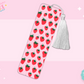 BOOKMARK SUBLIMATION TRANSFER - PINK STRAWBERRIES