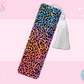 BOOKMARK SUBLIMATION TRANSFER - RAINBOW CHEETAH PRINT