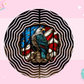 WIND SPINNER SUB TRANSFER - AMERICAN EAGLE FLAG