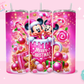 20oz SUBLIMATION TRANSFER - PINK MAGICAL CHRISTMAS