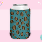 CAN KOOZIE SUB TRANSFER - TEAL CHEETAH