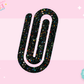 JUMBO PAPER CLIP SUB TRANSFER - NEON SPARKLES