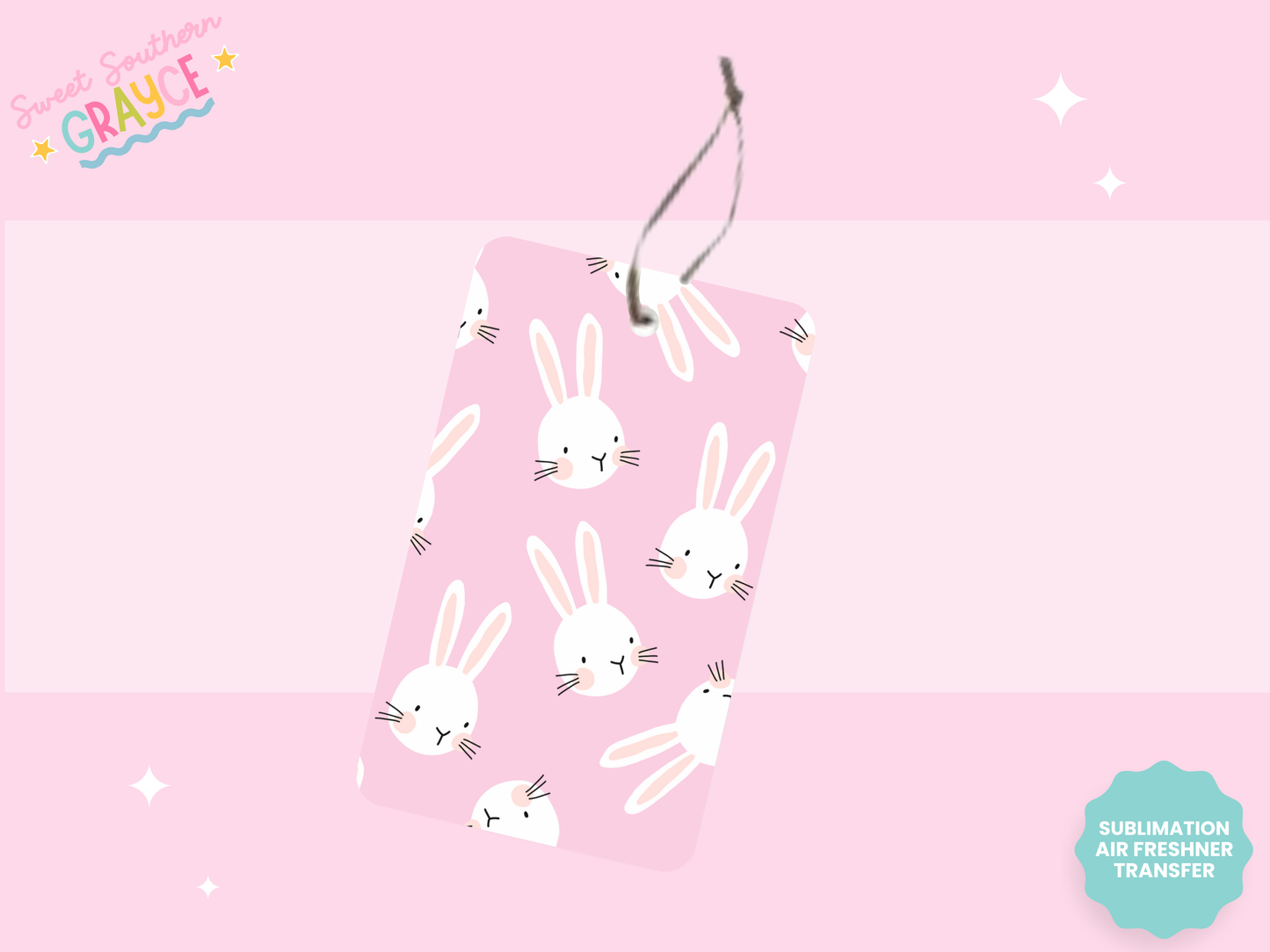 AIR FRESHIE SUB TRANSFER - PINK BUNNIES