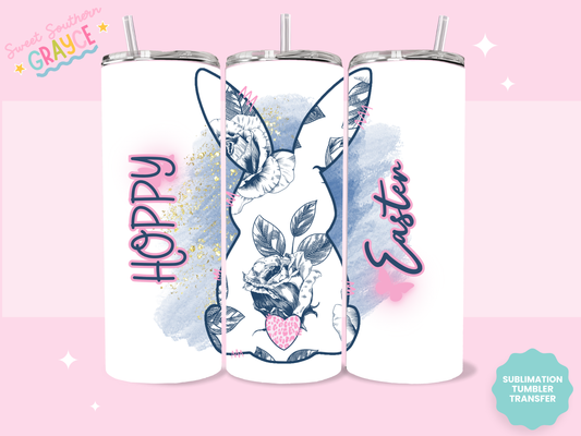 20oz SUBLIMATION TRANSFER - HOPPY EASTER