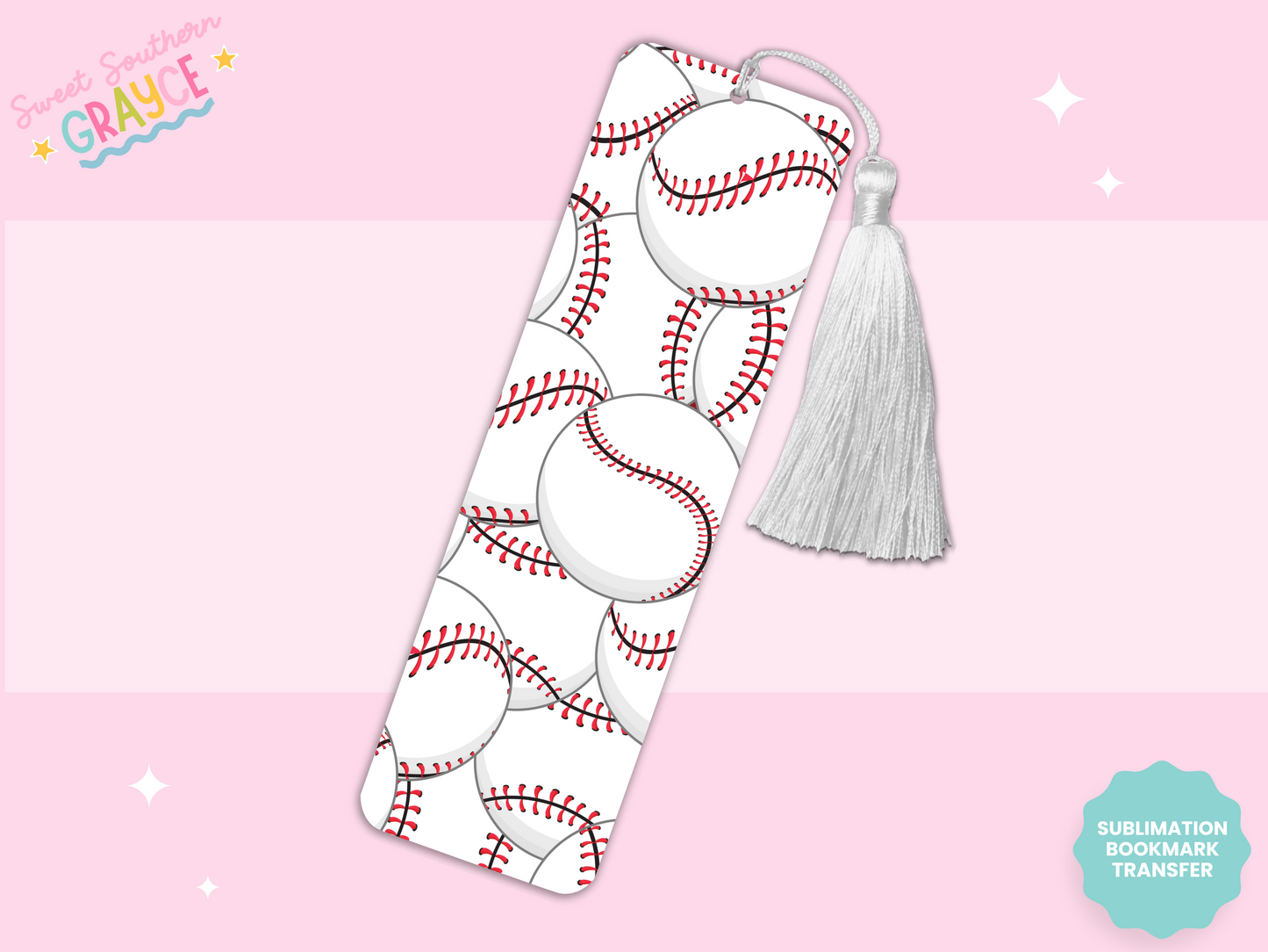 BOOKMARK SUBLIMATION TRANSFER - BASEBALL