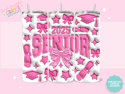 20oz SUBLIMATION TRANSFER - SENIOR 2025